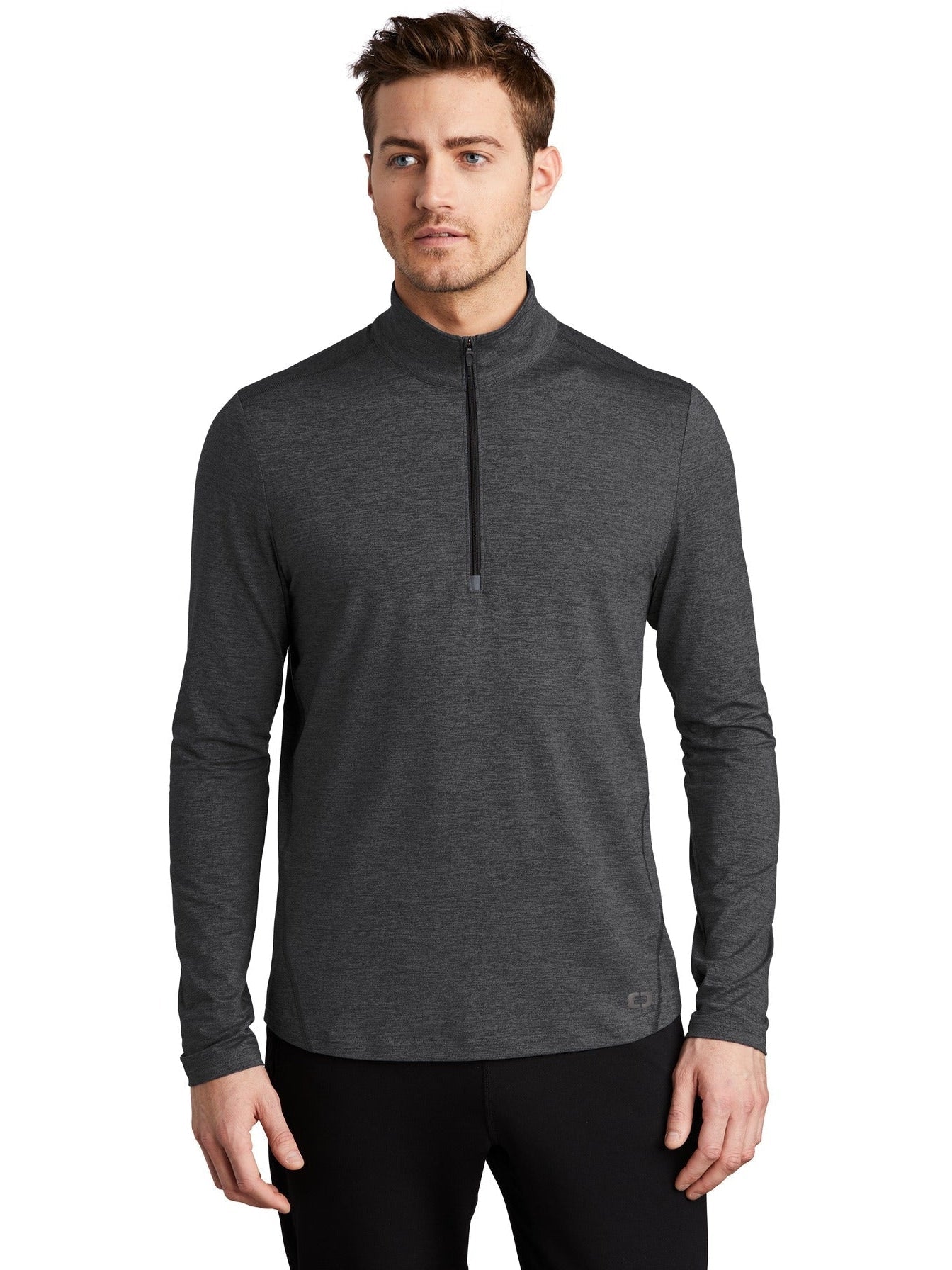 OGIO OE341 Quarter-Zip Pullover with Custom Embroidery