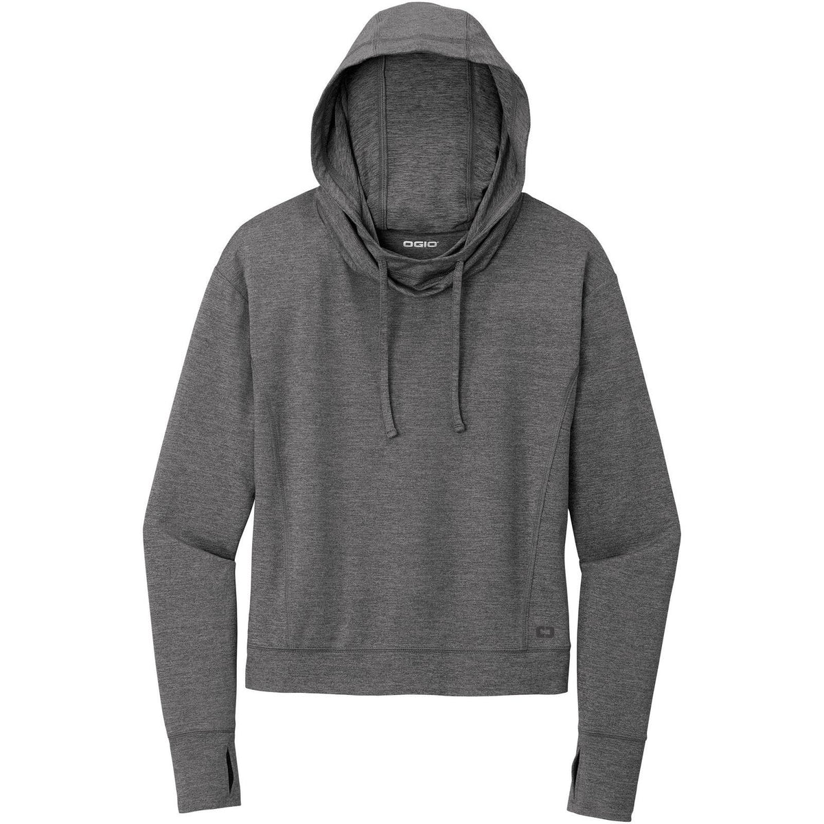 logo-left OGIO ENDURANCE Women's Force Hoodie-Hoodies-OGIO-Gear Grey Heather-S-Thread Logic