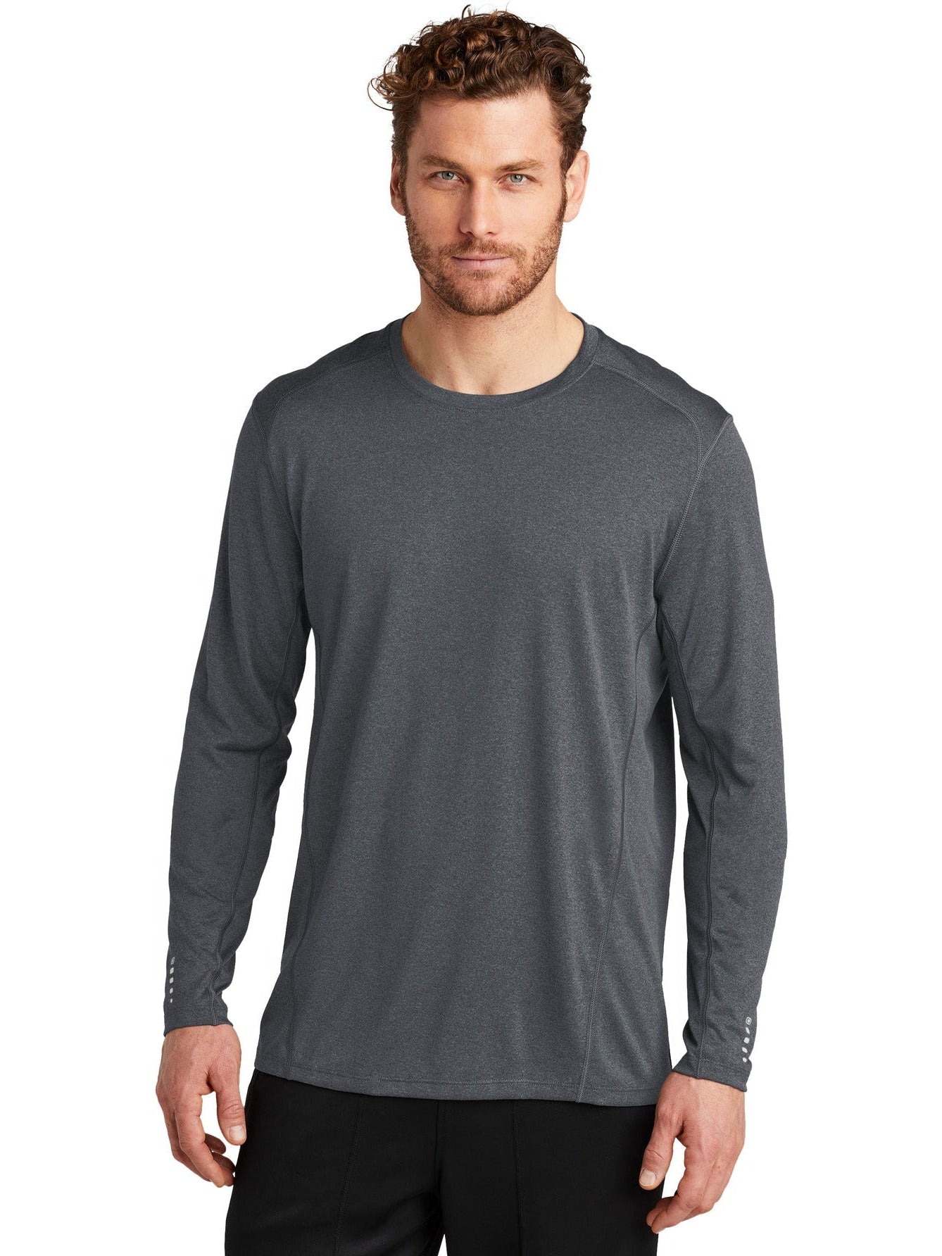 no-logo OGIO ENDURANCE Long Sleeve Pulse Crew-Regular-OGIO-Thread Logic