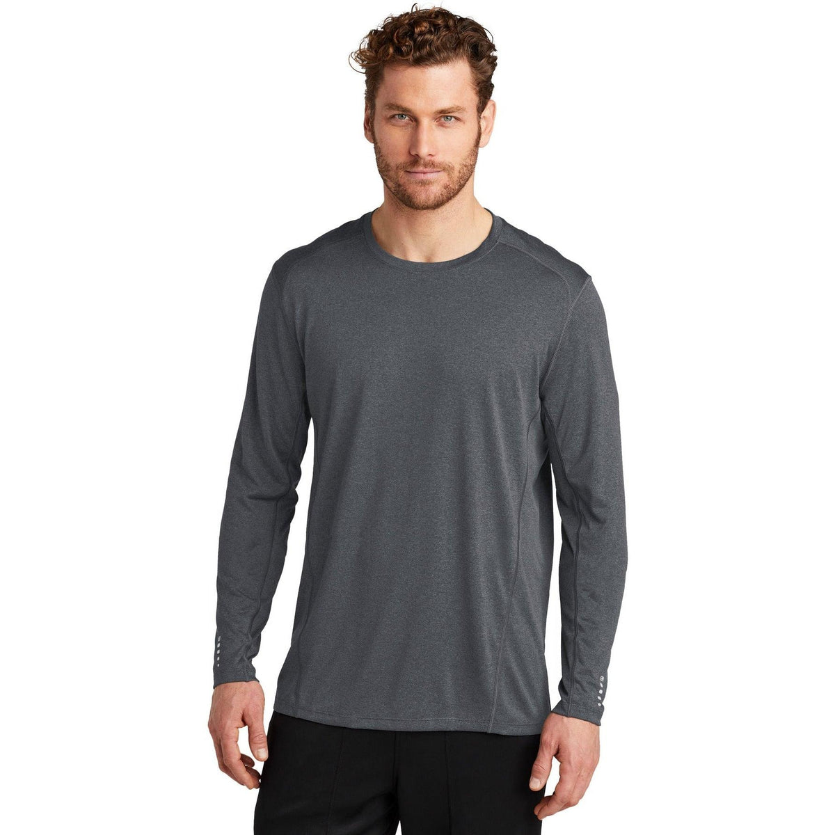 no-logo OGIO ENDURANCE Long Sleeve Pulse Crew-Regular-OGIO-Thread Logic