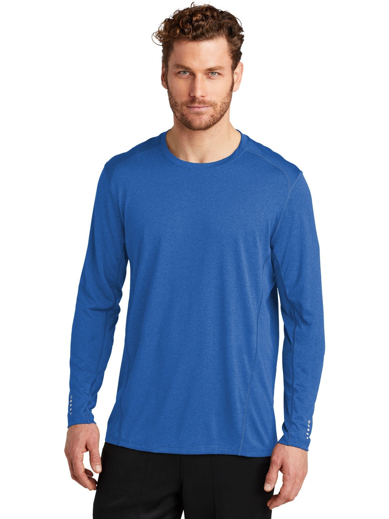 no-logo OGIO ENDURANCE Long Sleeve Pulse Crew-Regular-OGIO-Thread Logic
