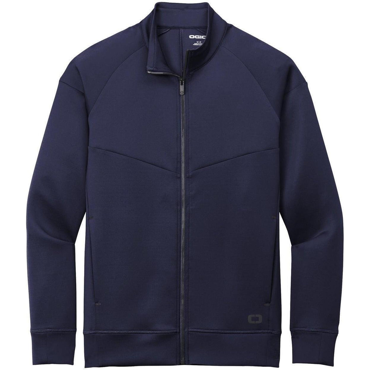 no-logo OGIO ENDURANCE Modern Performance Full-Zip-Full Zips-OGIO-Navy-S-Thread Logic