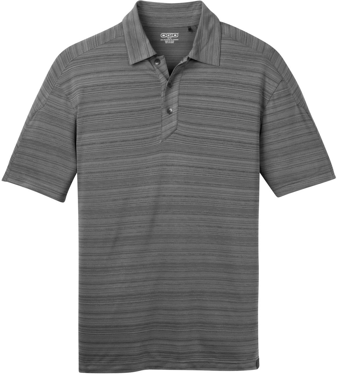 No-Logo CLOSEOUT - OGIO Elixir Polo-Active-OGIO-Petrol Grey-S-Thread Logic