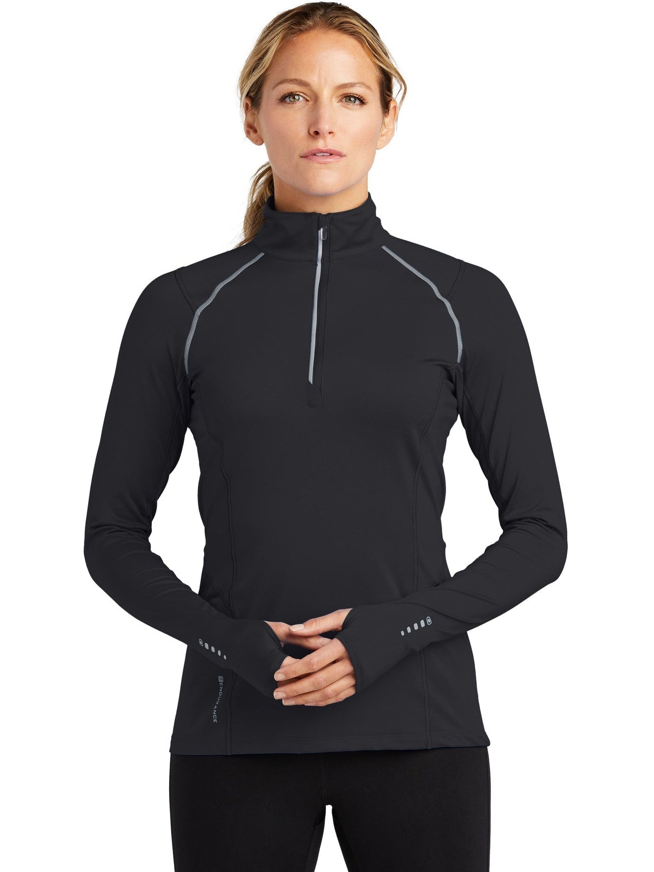 no-logo OGIO Endurance Ladies Nexus 1/4-Zip Pullover-Regular-OGIO-Thread Logic