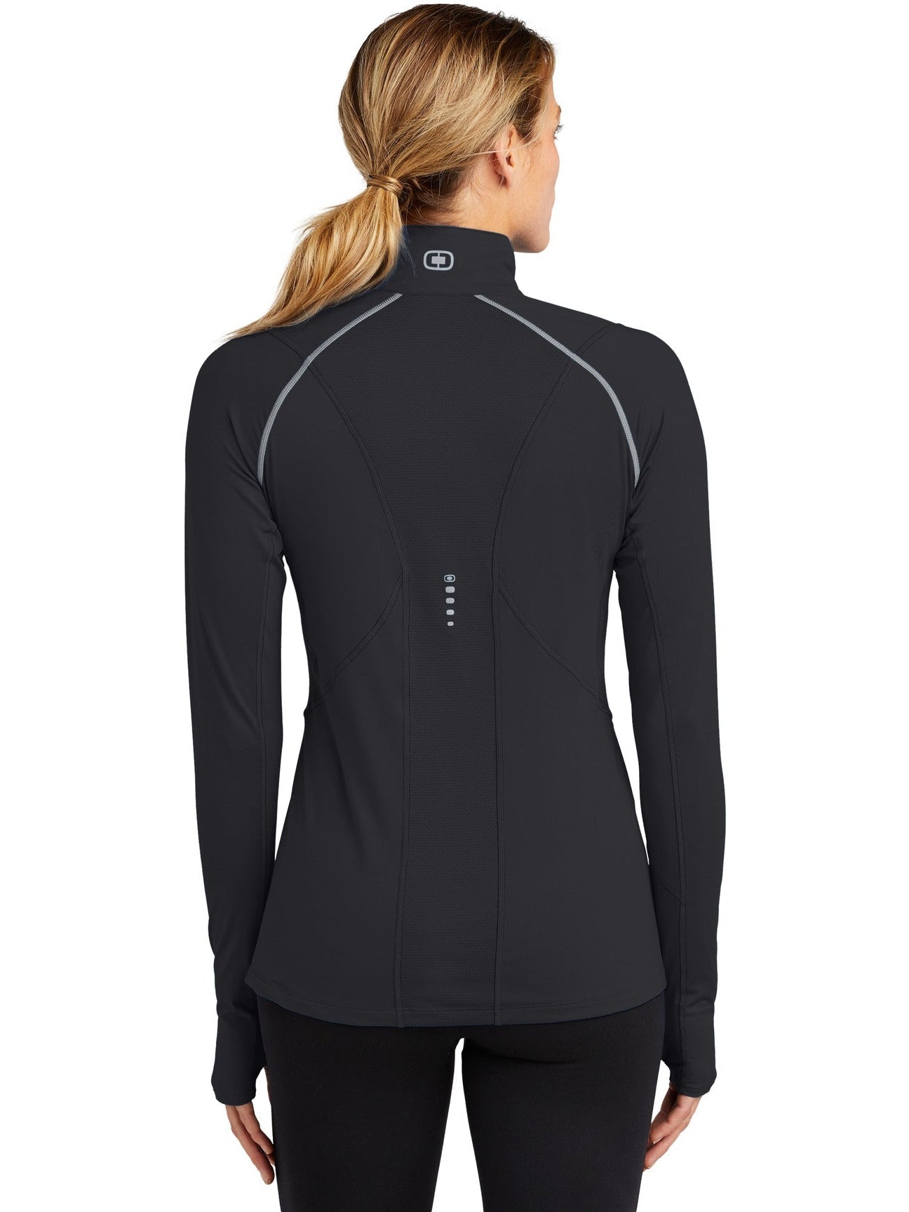 no-logo OGIO Endurance Ladies Nexus 1/4-Zip Pullover-Regular-OGIO-Thread Logic