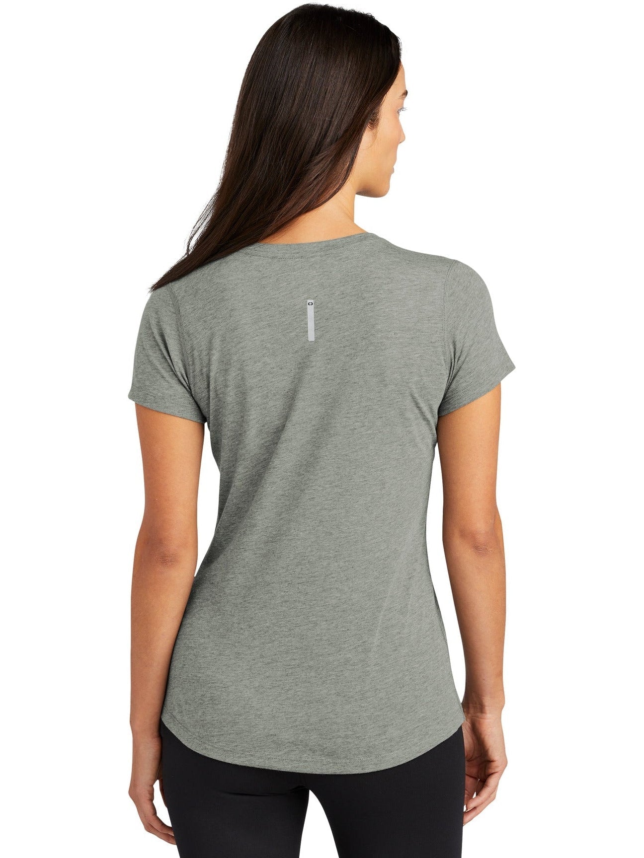 no-logo OGIO Endurance Ladies Peak V-Neck Tee-Regular-OGIO-Thread Logic