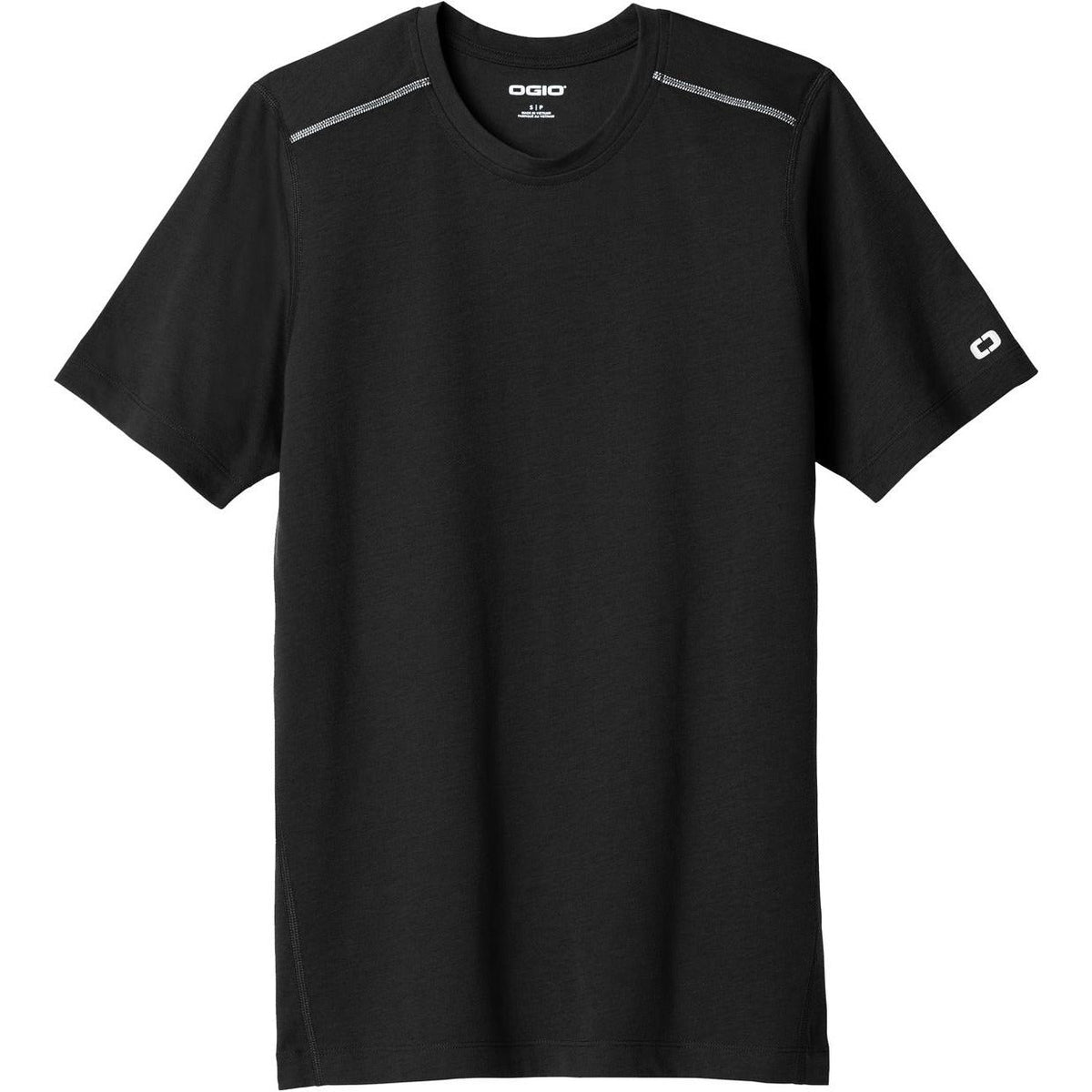 no-logo CLOSEOUT - OGIO Endurance Peak Tee-Polos-OGIO-Blacktop-S-Thread Logic