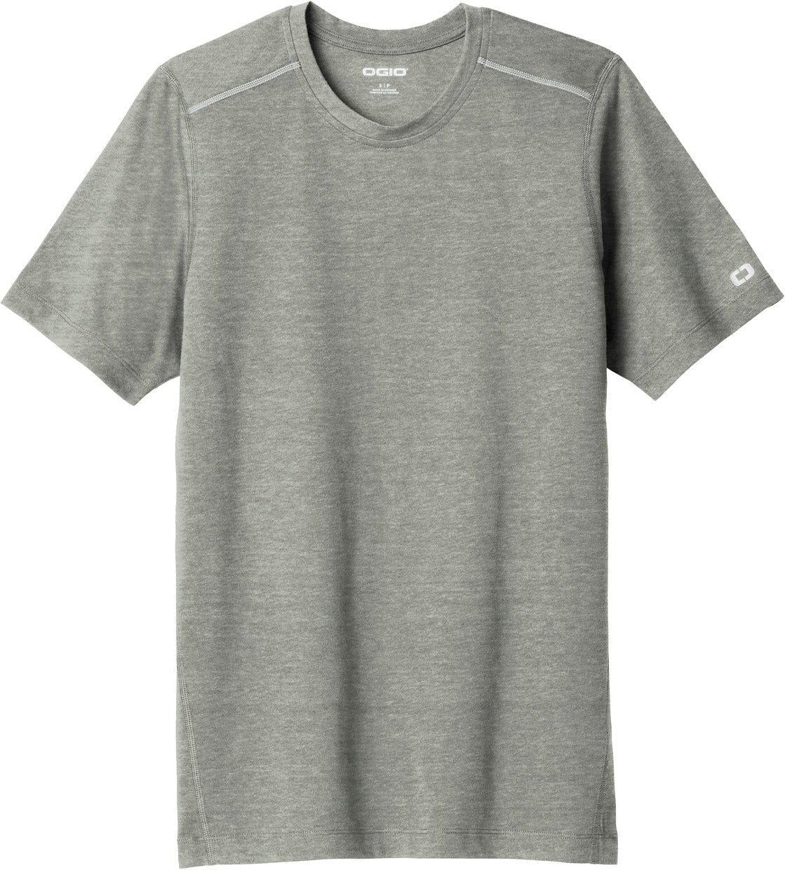 No-Logo CLOSEOUT - OGIO Endurance Peak Tee-Polos-OGIO-Gear Grey Heather-S-Thread Logic