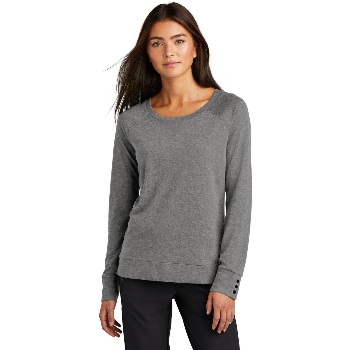no-logo OGIO Ladies Command Long Sleeve Scoop Neck-Coming soon-OGIO-Thread Logic