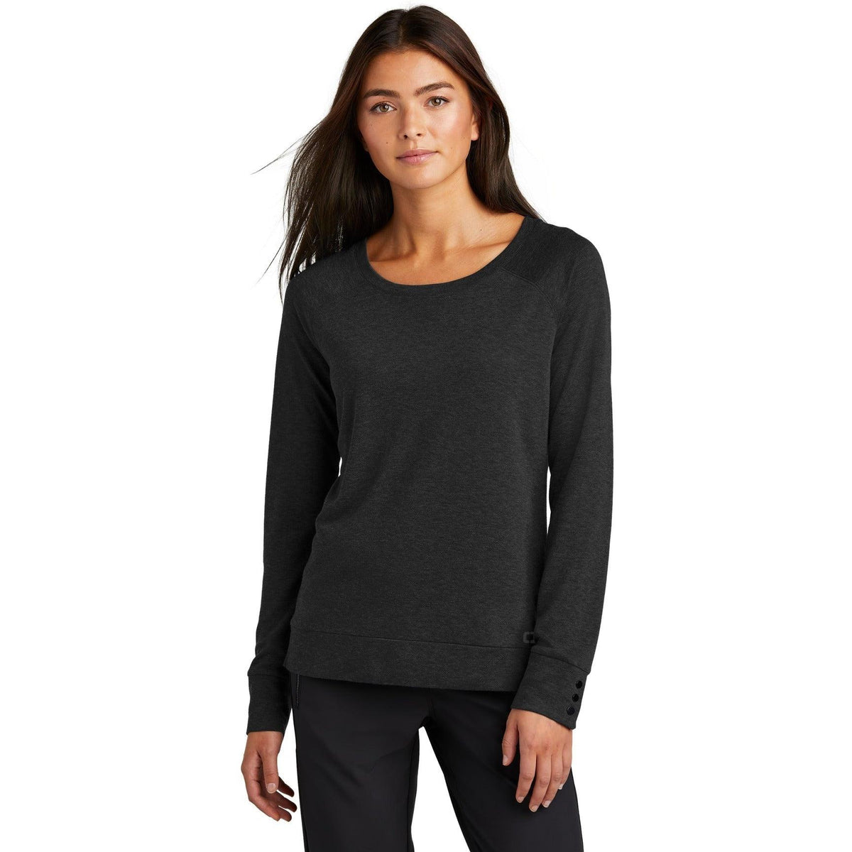 no-logo OGIO Ladies Command Long Sleeve Scoop Neck-Coming soon-OGIO-Thread Logic
