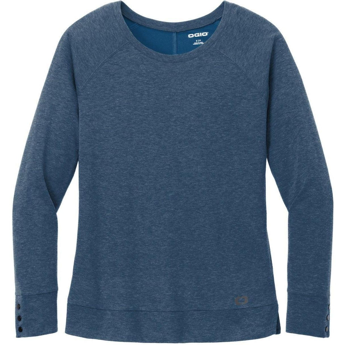 no-logo OGIO Ladies Command Long Sleeve Scoop Neck