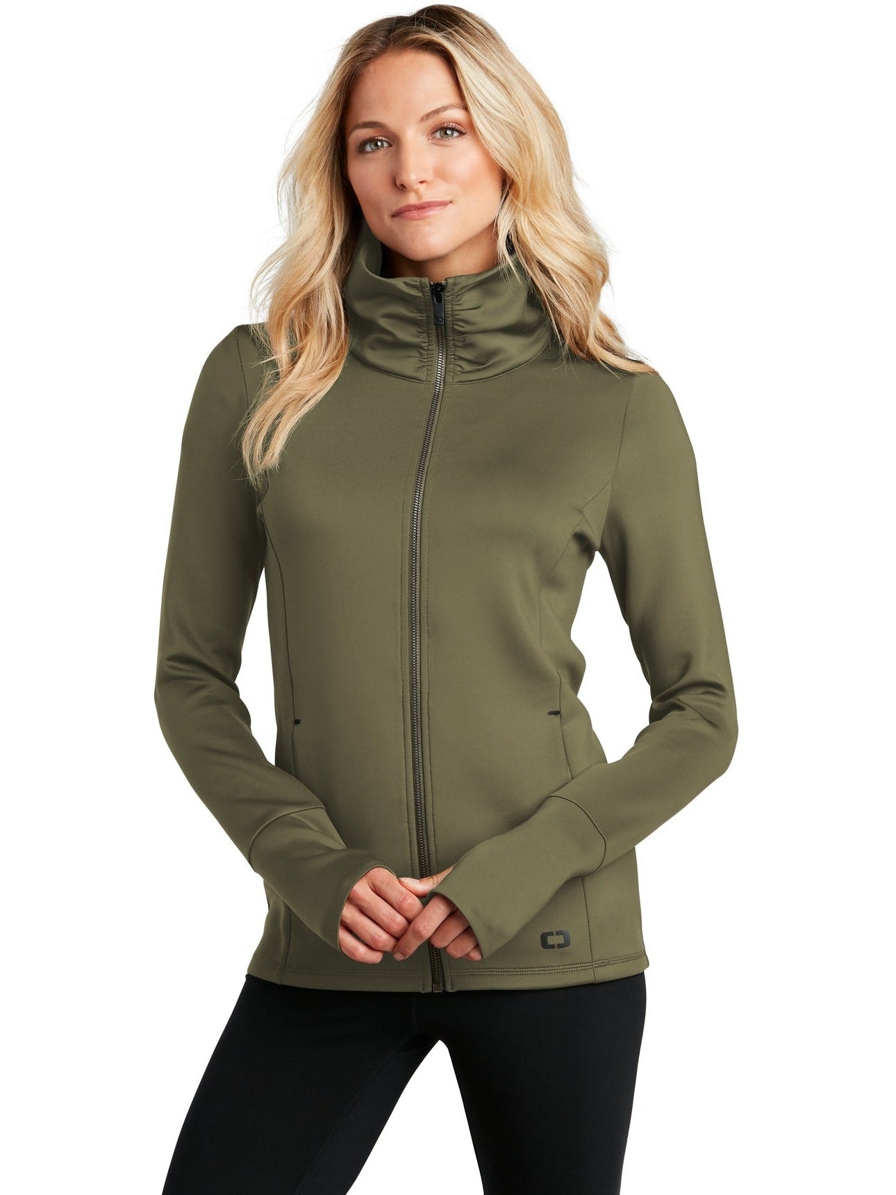 no-logo OGIO Ladies Endurance Modern Performance Full-Zip-Regular-OGIO-Thread Logic