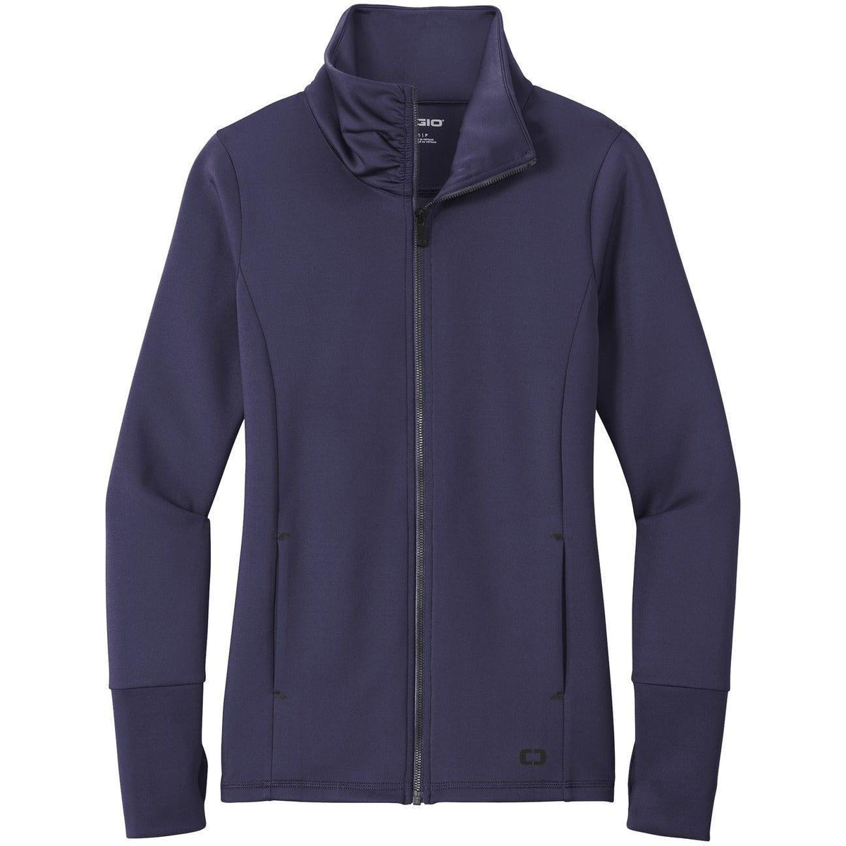 no-logo OGIO Women's Endurance Modern Performance Full-Zip-Full Zips-OGIO-Navy-XS-Thread Logic