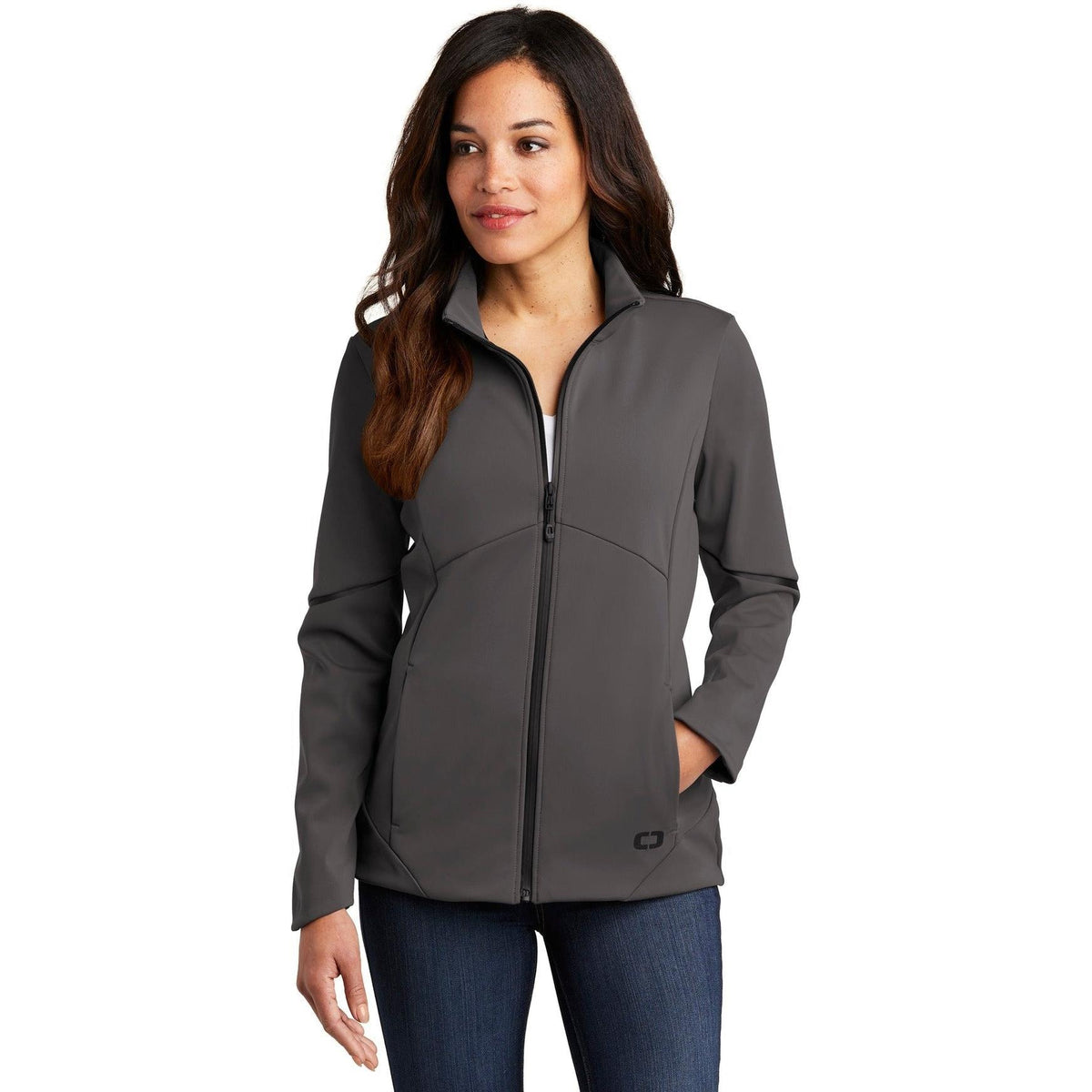 no-logo OGIO Women's Exaction Soft Shell Jacket-Active-OGIO-Thread Logic