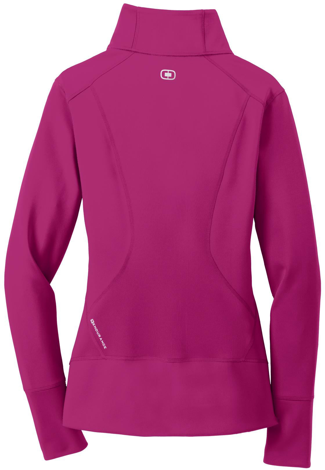 no-logo OGIO Ladies Fulcrum Full-Zip-Regular-OGIO-Thread Logic