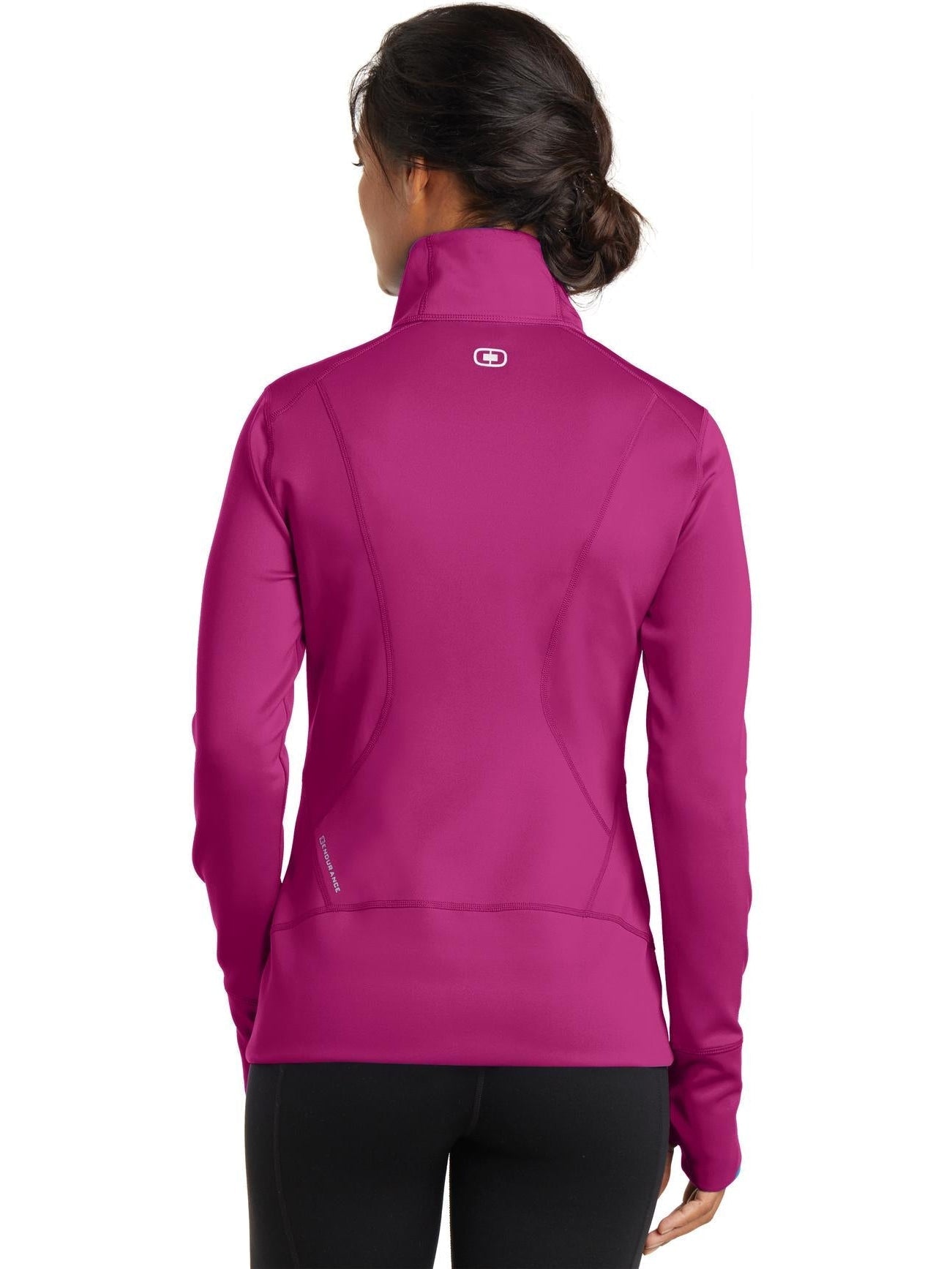 no-logo OGIO Ladies Fulcrum Full-Zip-Regular-OGIO-Thread Logic