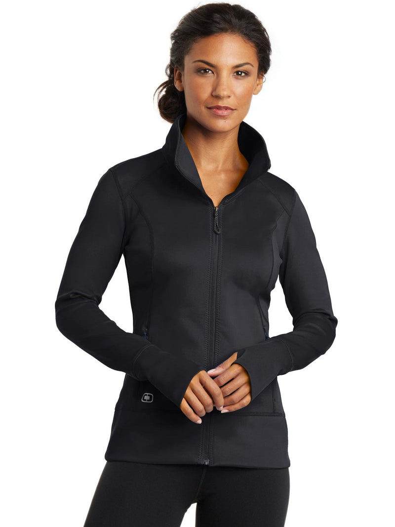 no-logo OGIO Ladies Fulcrum Full-Zip-Regular-OGIO-Thread Logic