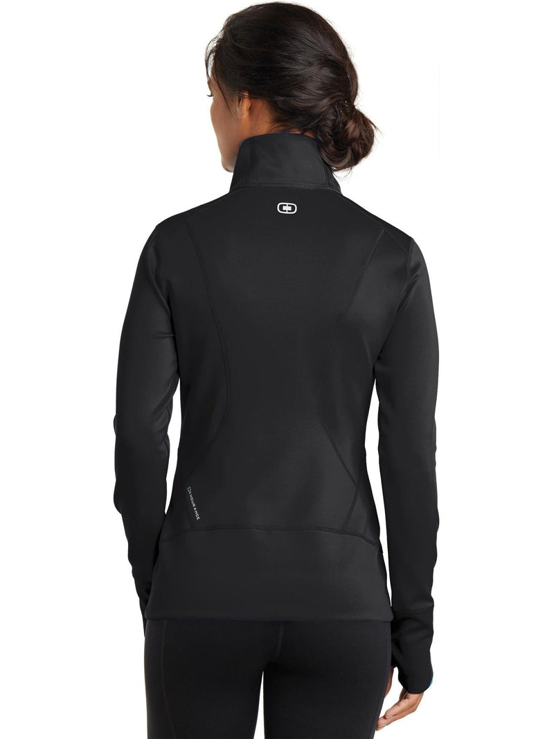 no-logo OGIO Ladies Fulcrum Full-Zip-Regular-OGIO-Thread Logic