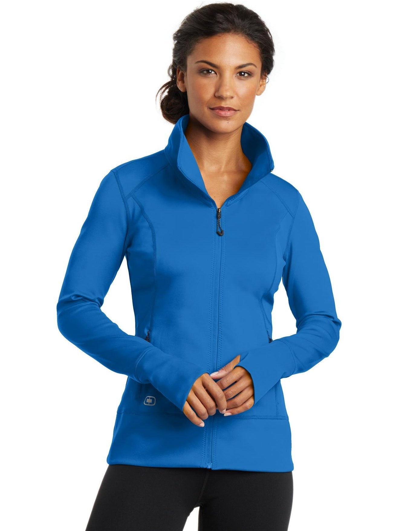no-logo OGIO Ladies Fulcrum Full-Zip-Regular-OGIO-Thread Logic