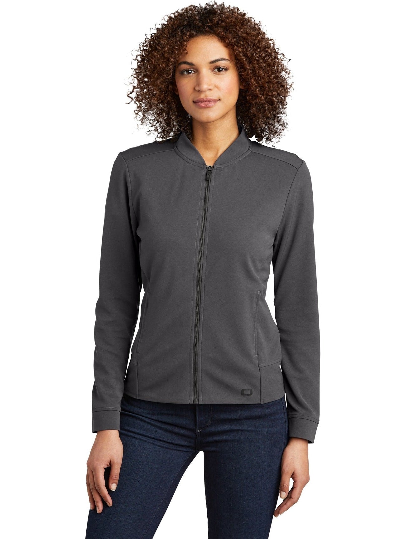no-logo OGIO Ladies Hinge Full-Zip-Regular-OGIO-Thread Logic