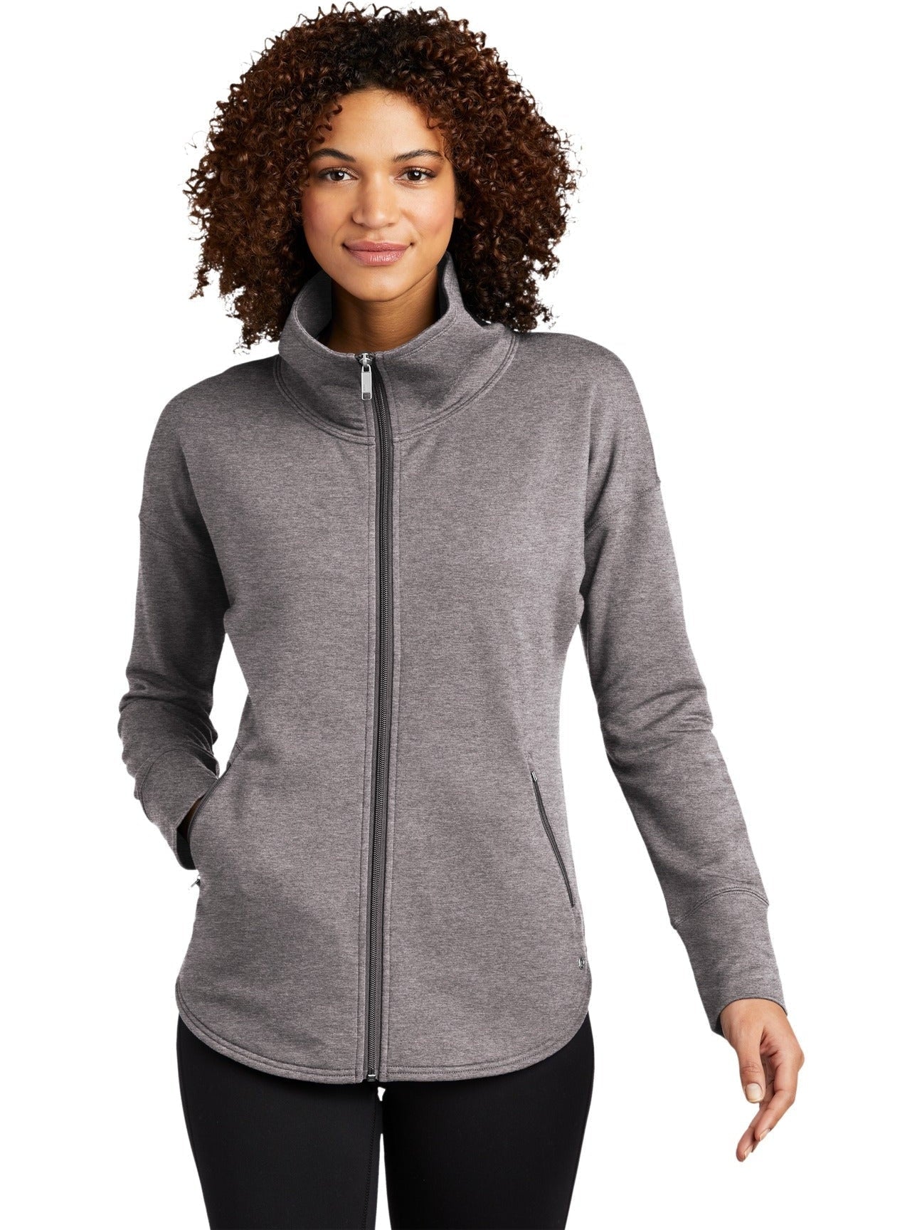 no-logo OGIO Ladies Luuma Full-Zip Fleece-Regular-OGIO-Thread Logic