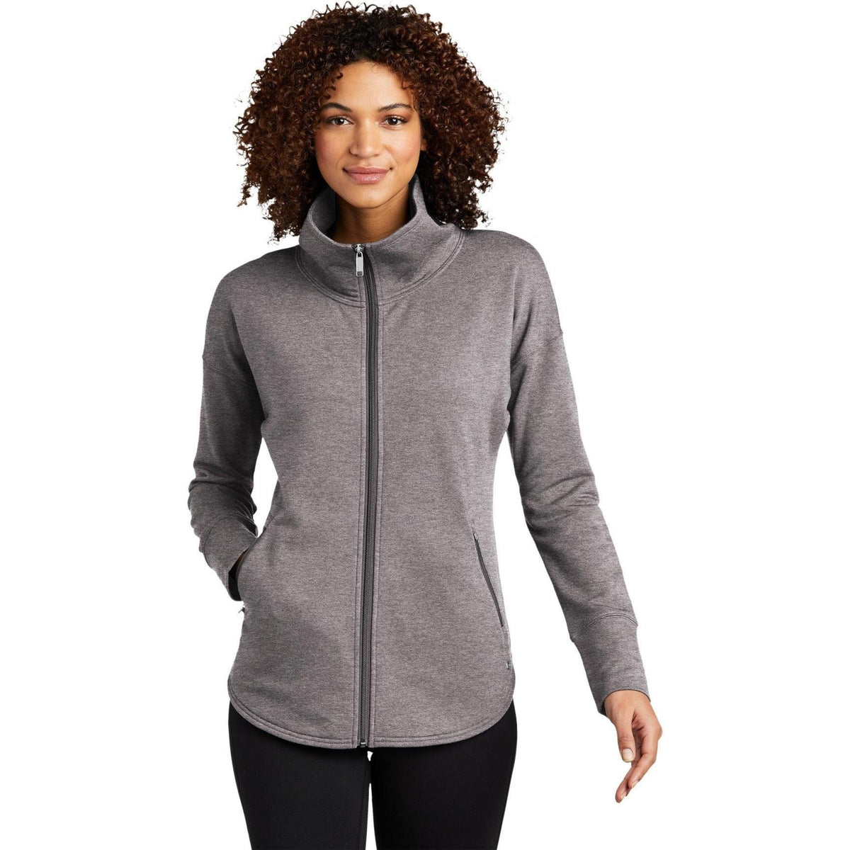 no-logo OGIO Ladies Luuma Full-Zip Fleece-Regular-OGIO-Thread Logic