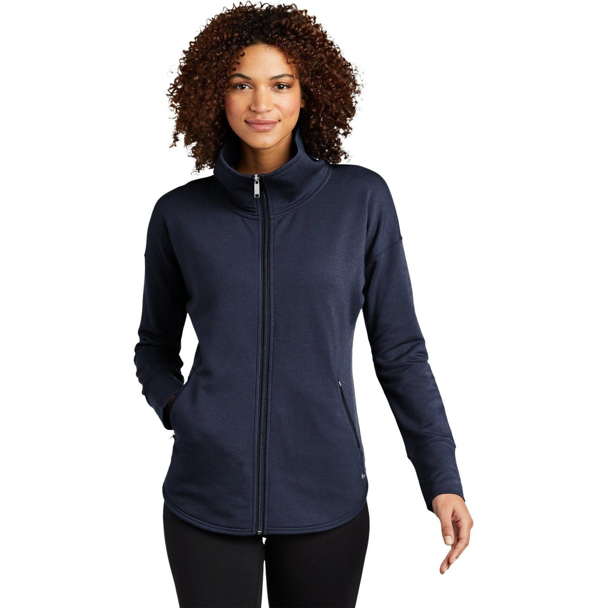 no-logo OGIO Ladies Luuma Full-Zip Fleece-Regular-OGIO-Thread Logic