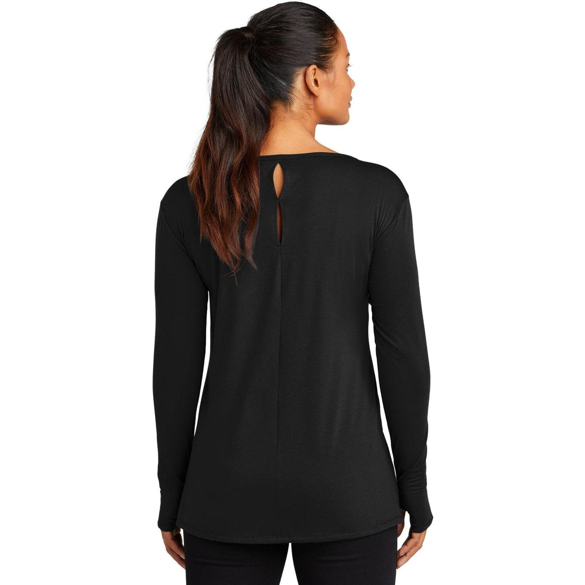 no-logo OGIO Ladies Luuma Long Sleeve Tunic-Active-OGIO-Thread Logic