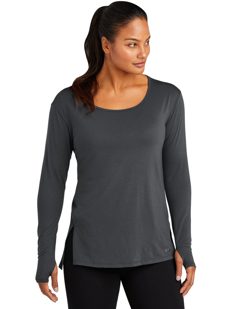 no-logo OGIO Ladies Luuma Long Sleeve Tunic-Active-OGIO-Thread Logic