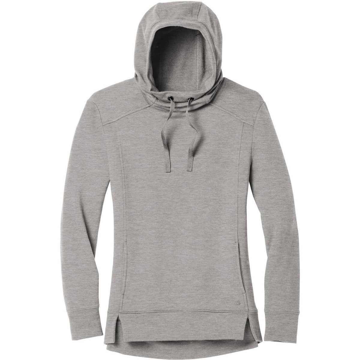 no-logo OGIO Women's Luuma Pullover Fleece Hoodie-Hoodies-OGIO-Petrol Grey Heather-XS-Thread Logic