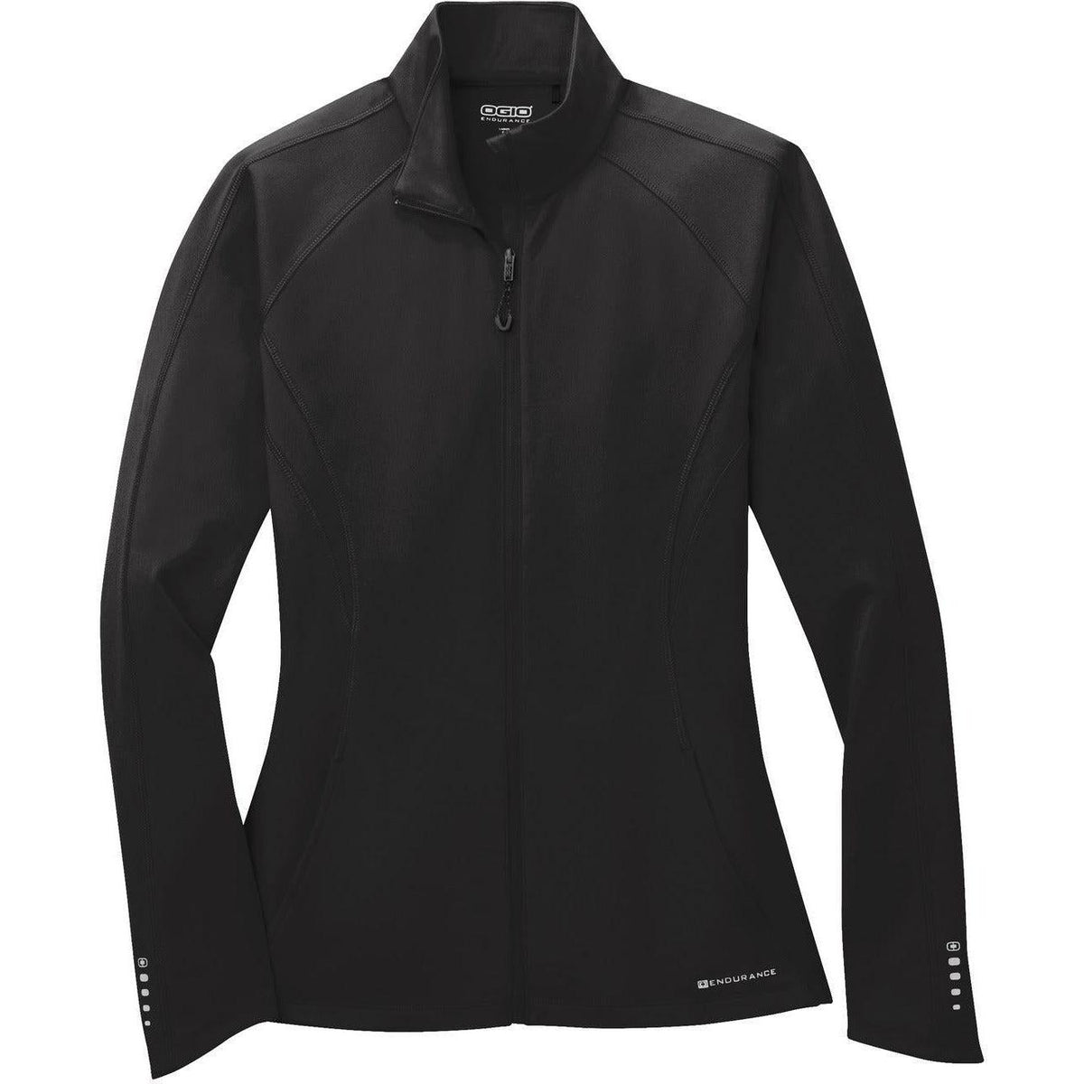 no-logo OGIO Women's Radius Full-Zip-Full Zips-OGIO-Blacktop-XS-Thread Logic