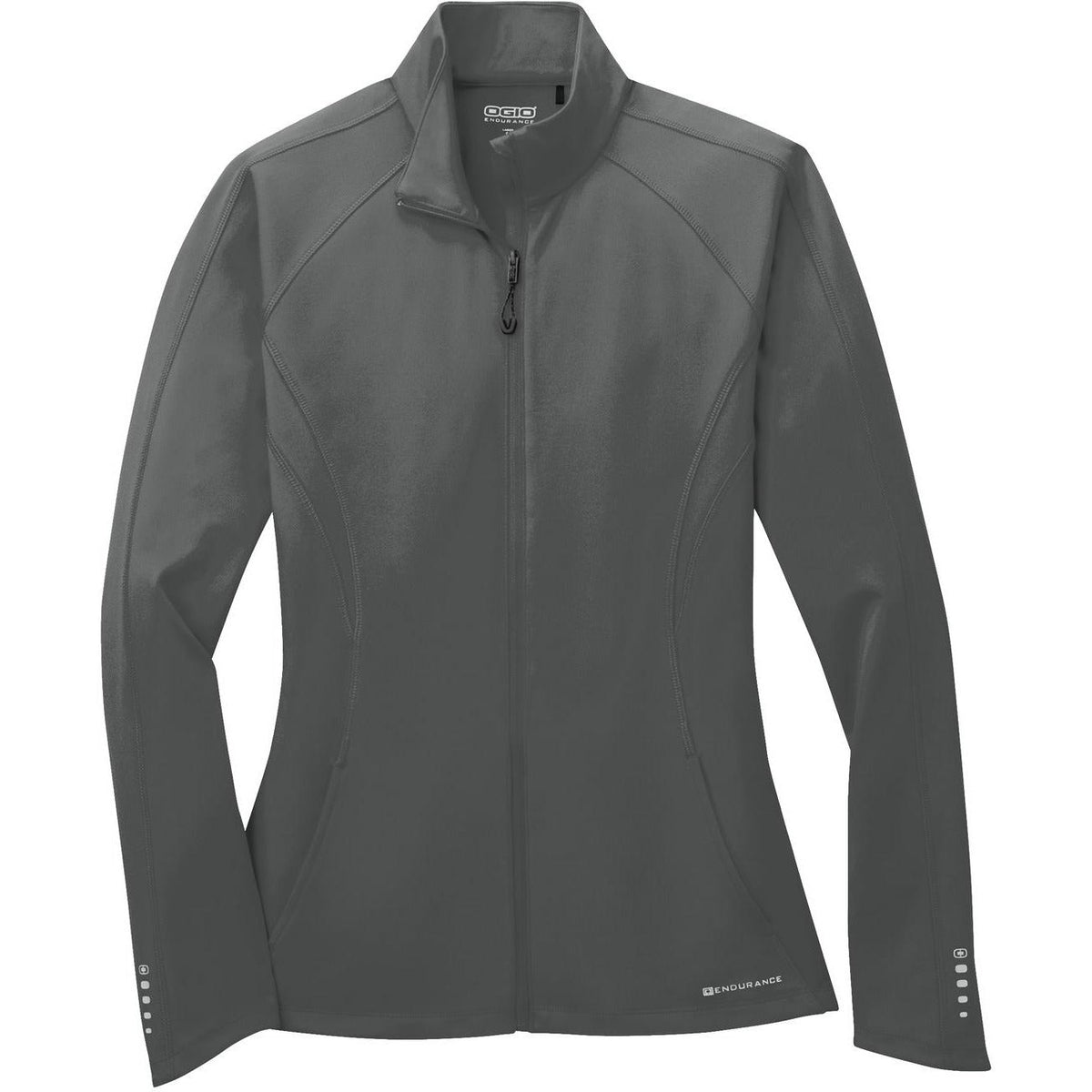 no-logo OGIO Women's Radius Full-Zip-Full Zips-OGIO-Gear Grey-XS-Thread Logic