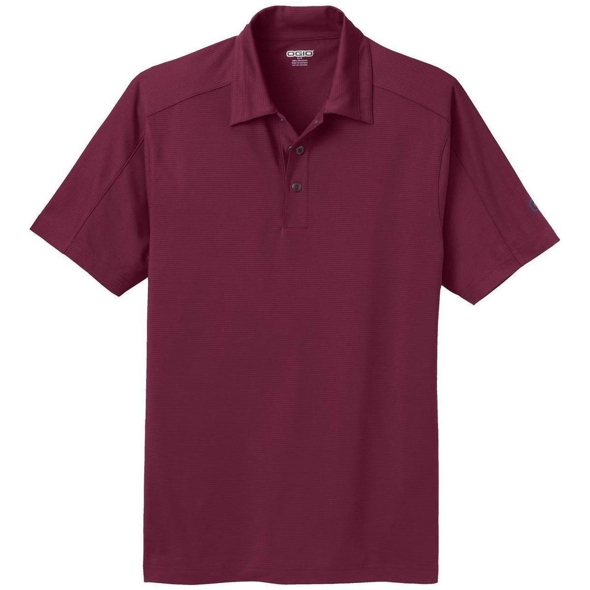 logo-left OGIO Linear Polo-Regular-OGIO-Molten Maroon-S-Thread Logic
