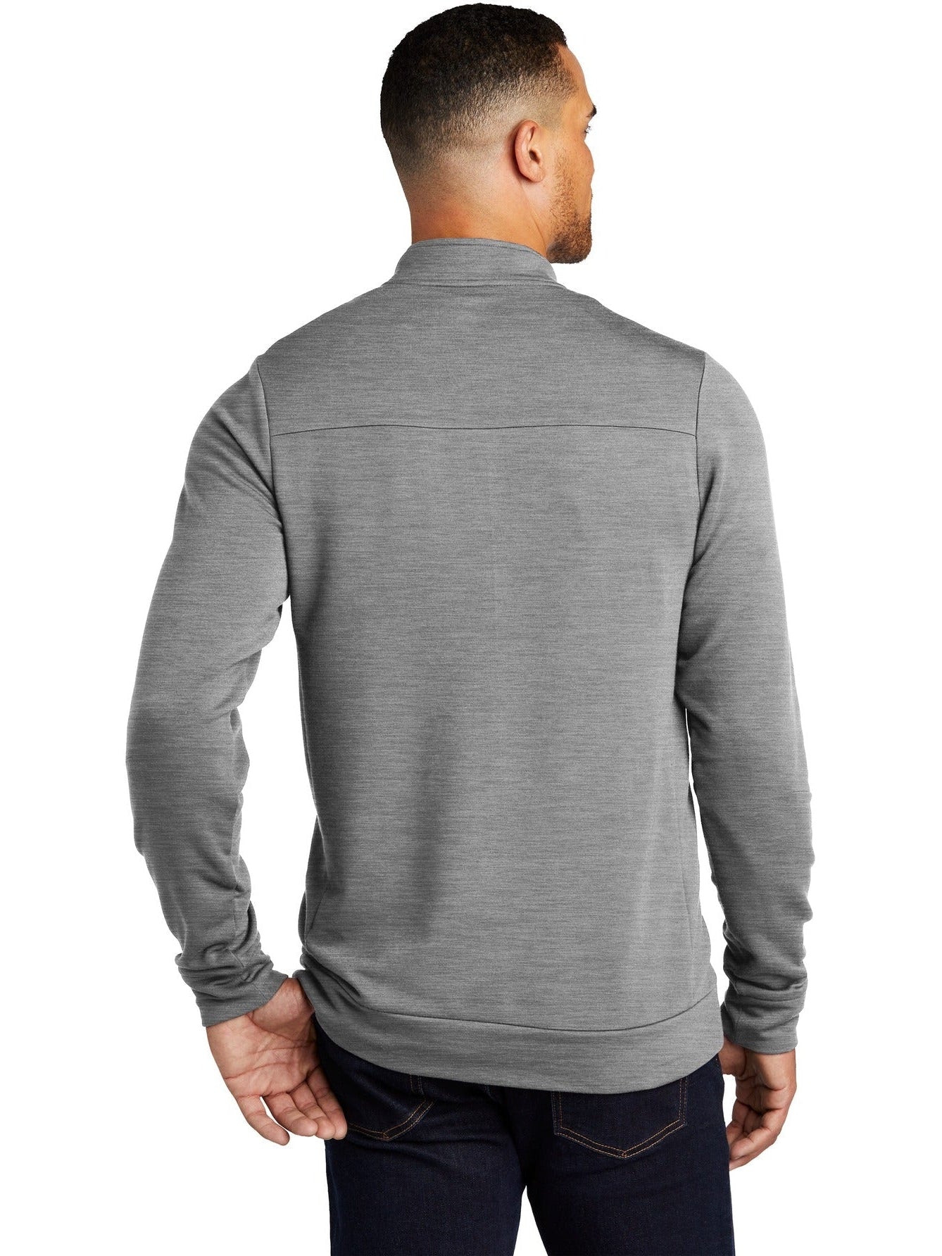 no-logo OGIO Luuma 1/2-Zip Fleece-Regular-OGIO-Thread Logic