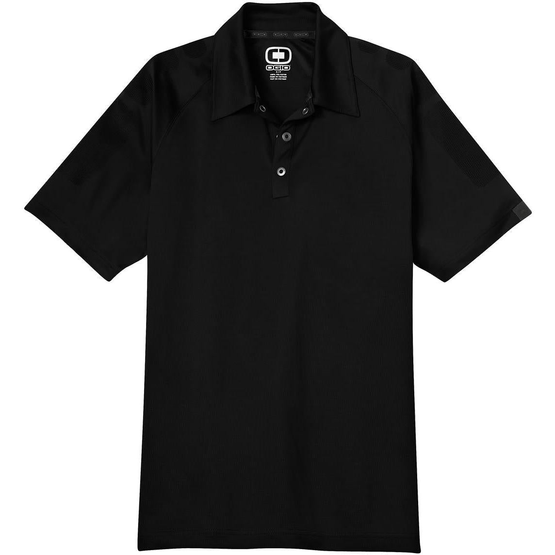 no-logo CLOSEOUT - OGIO Optic Polo-Active-OGIO-Blacktop-S-Thread Logic