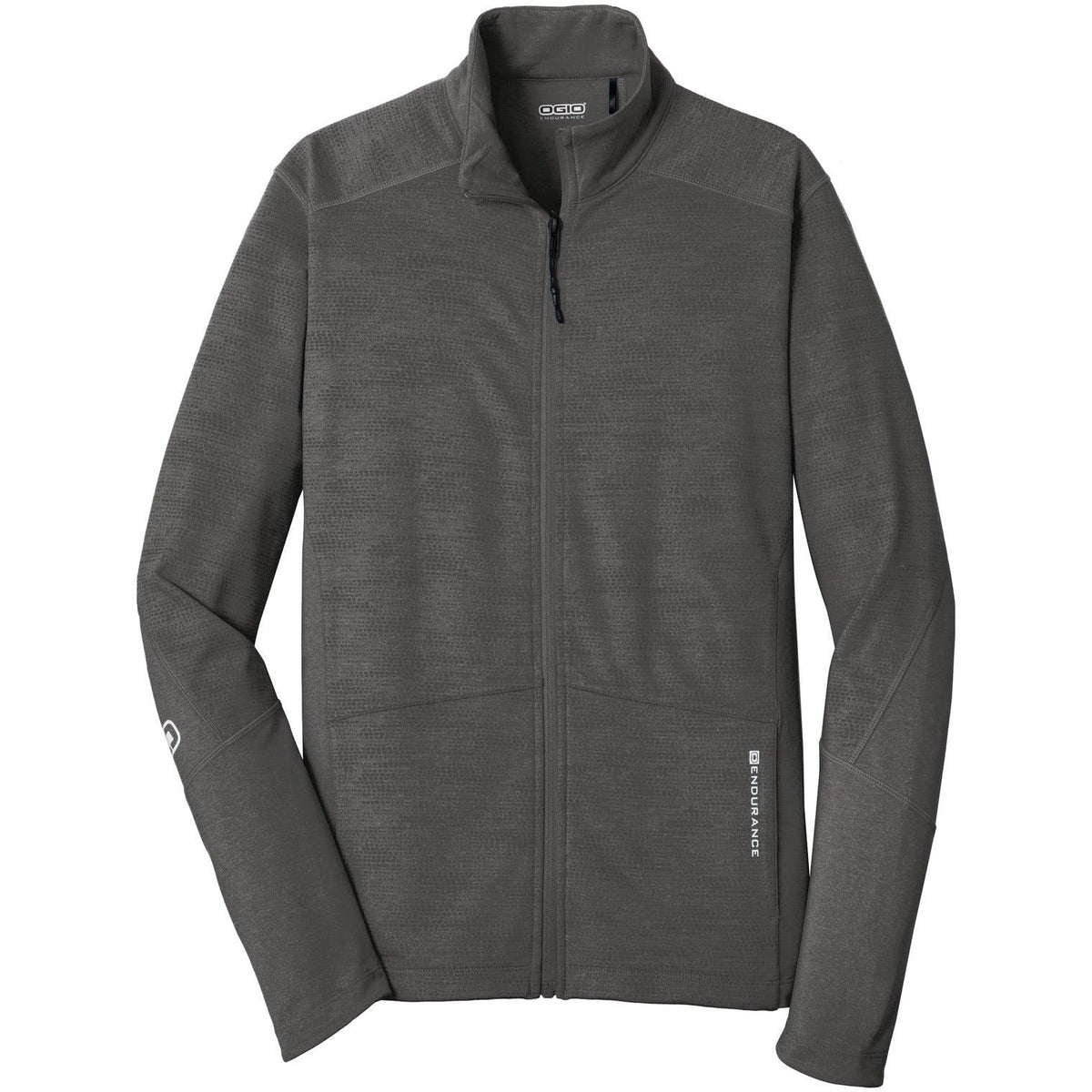 no-logo OGIO Sonar Full-Zip-Full Zips-OGIO-Blacktop Heather-XS-Thread Logic