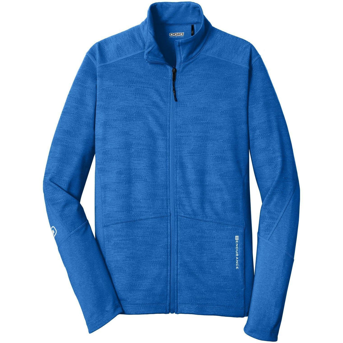 no-logo OGIO Sonar Full-Zip-Full Zips-OGIO-Electric Blue Heather-XS-Thread Logic