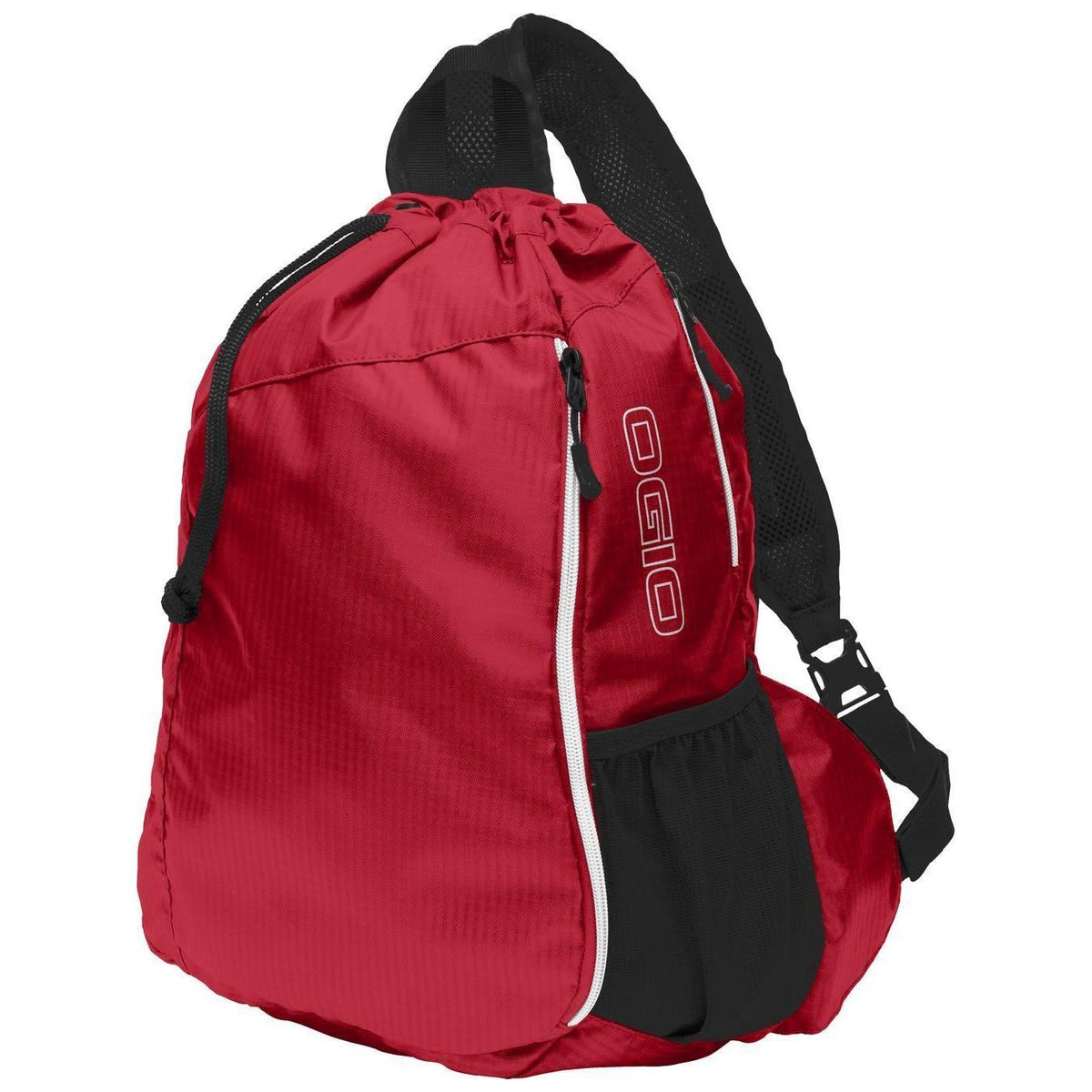 no-logo OGIO Sonic Sling Pack-Regular-OGIO-Deep Red/Black-Thread Logic