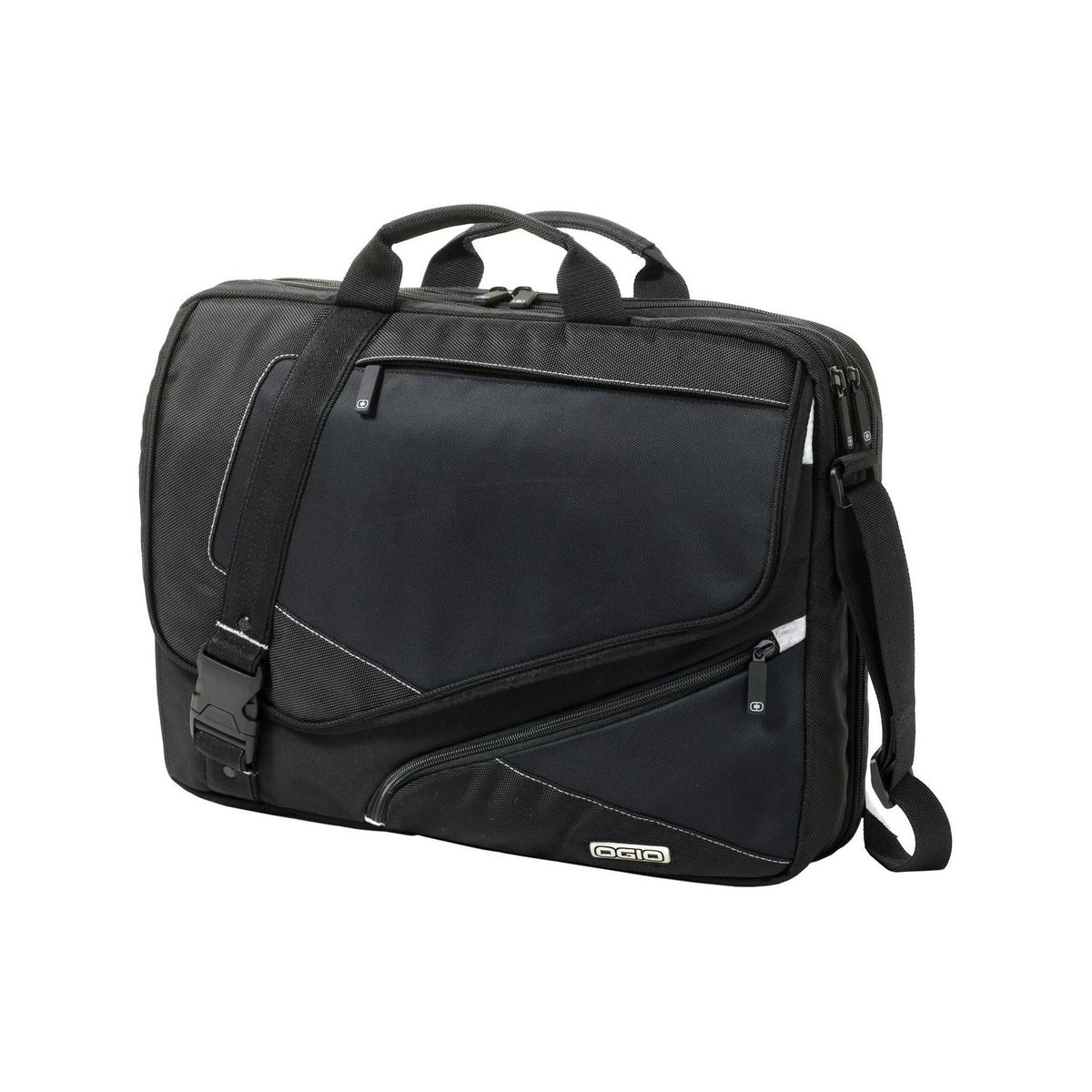 no-logo OGIO Voyager Messenger-Bags-OGIO-Black/Petrol-Thread Logic