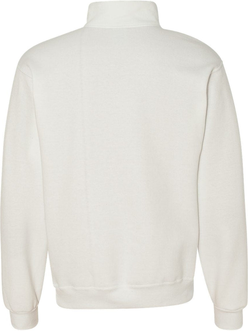 no-logo Jerzees Nublend® Cadet Collar Quarter-Zip Sweatshirt-Fleece-JERZEES-Thread Logic