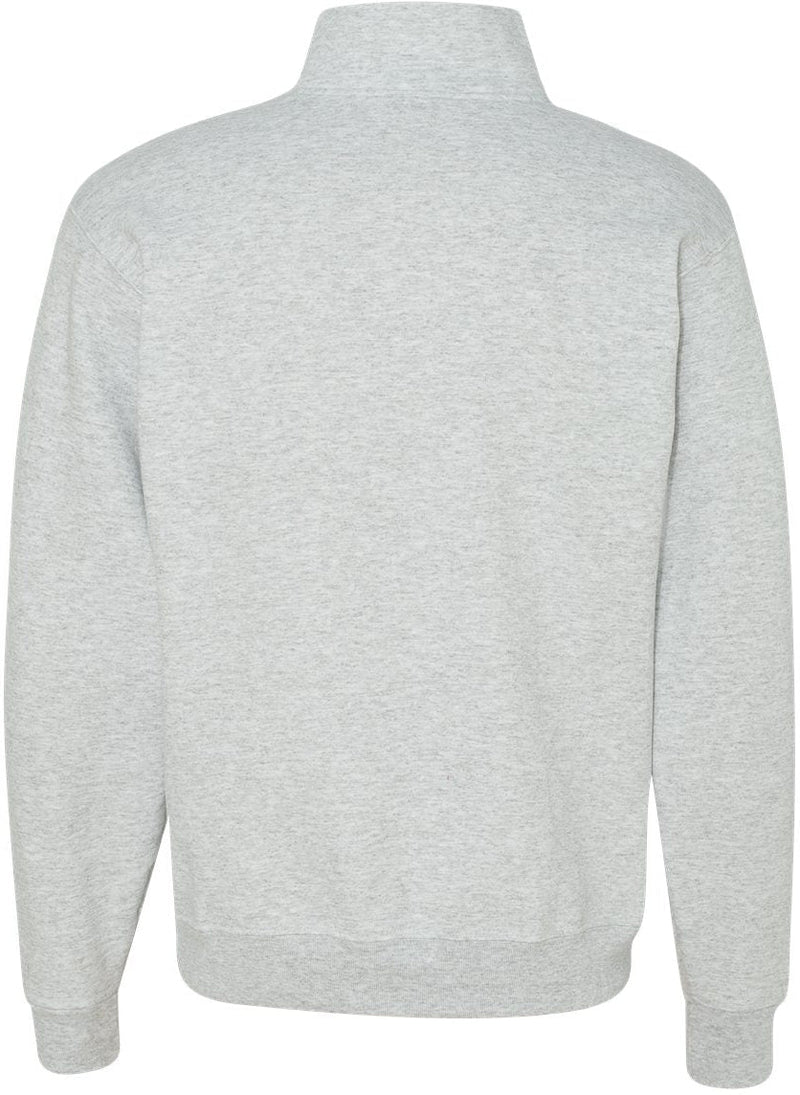 no-logo Jerzees Nublend® Cadet Collar Quarter-Zip Sweatshirt-Fleece-JERZEES-Thread Logic