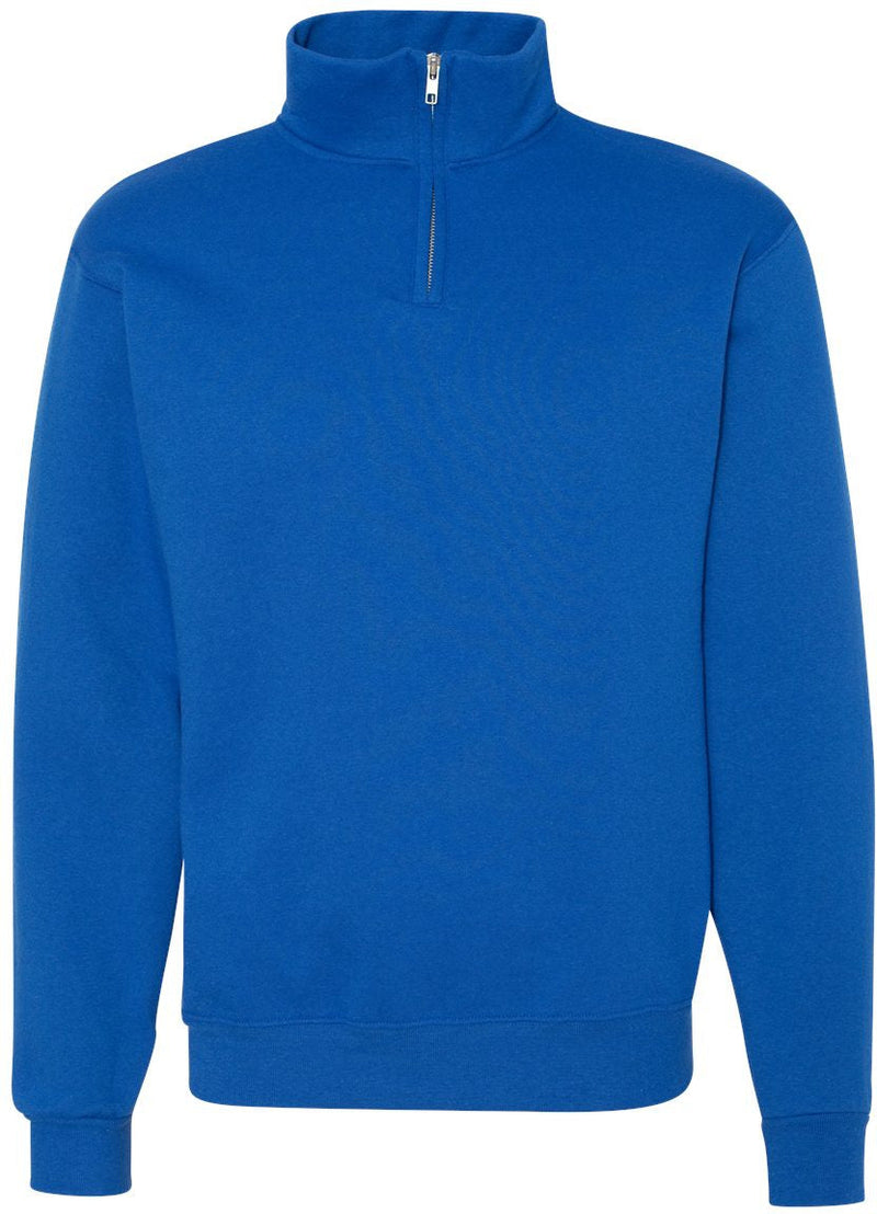 OUTLET-Jerzees Nublend Cadet Collar Quarter-Zip Sweatshirt