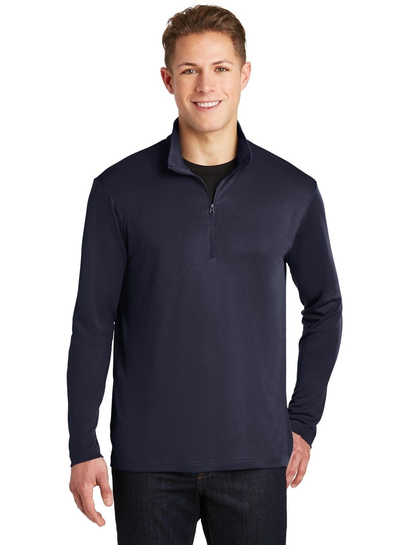 no-logo OUTLET-Sport-Tek PosiCharge Competitor 1/4-Zip Pullover-Regular-Sport-Tek-Thread Logic