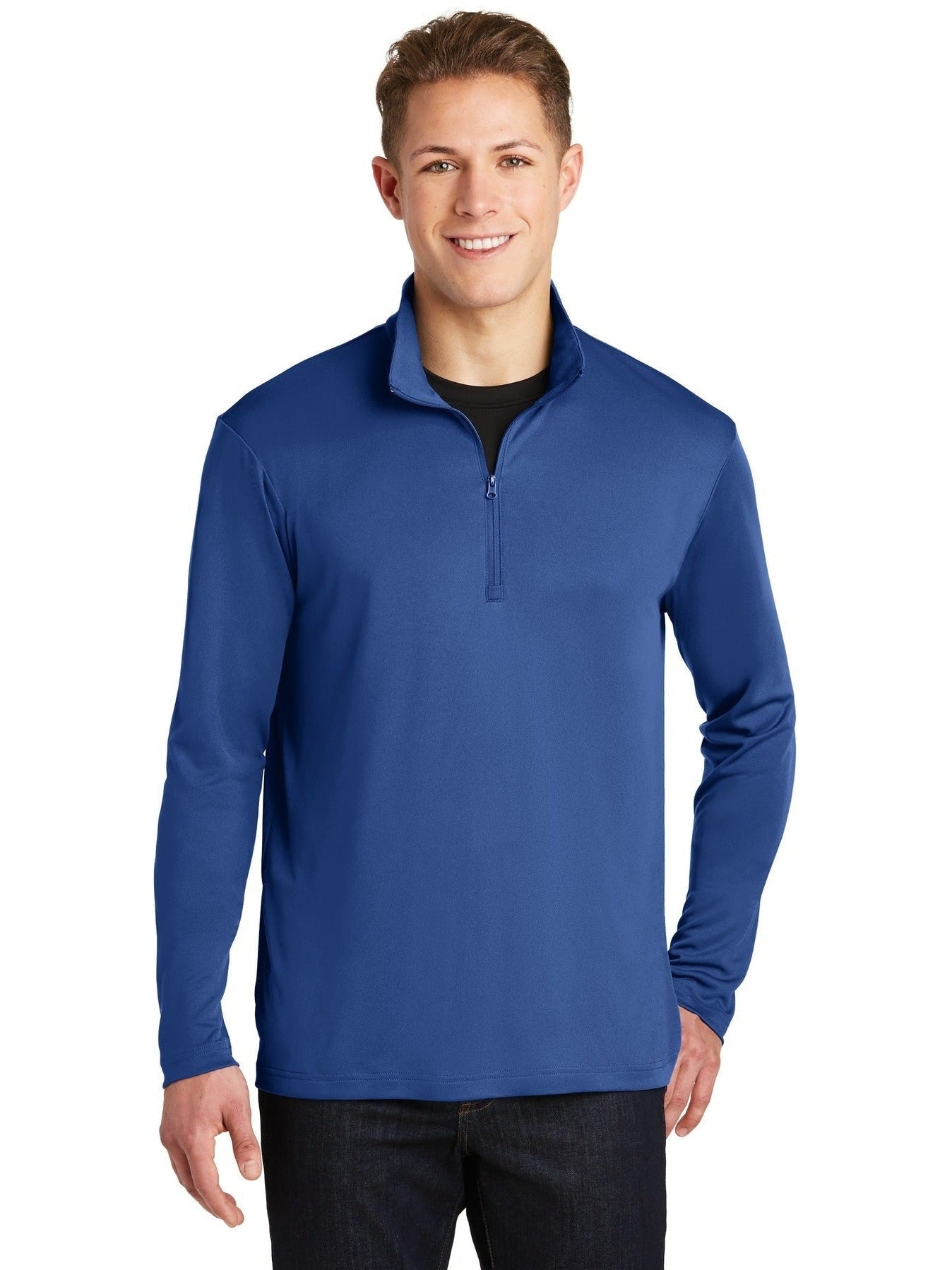 no-logo OUTLET-Sport-Tek PosiCharge Competitor 1/4-Zip Pullover-Regular-Sport-Tek-Thread Logic