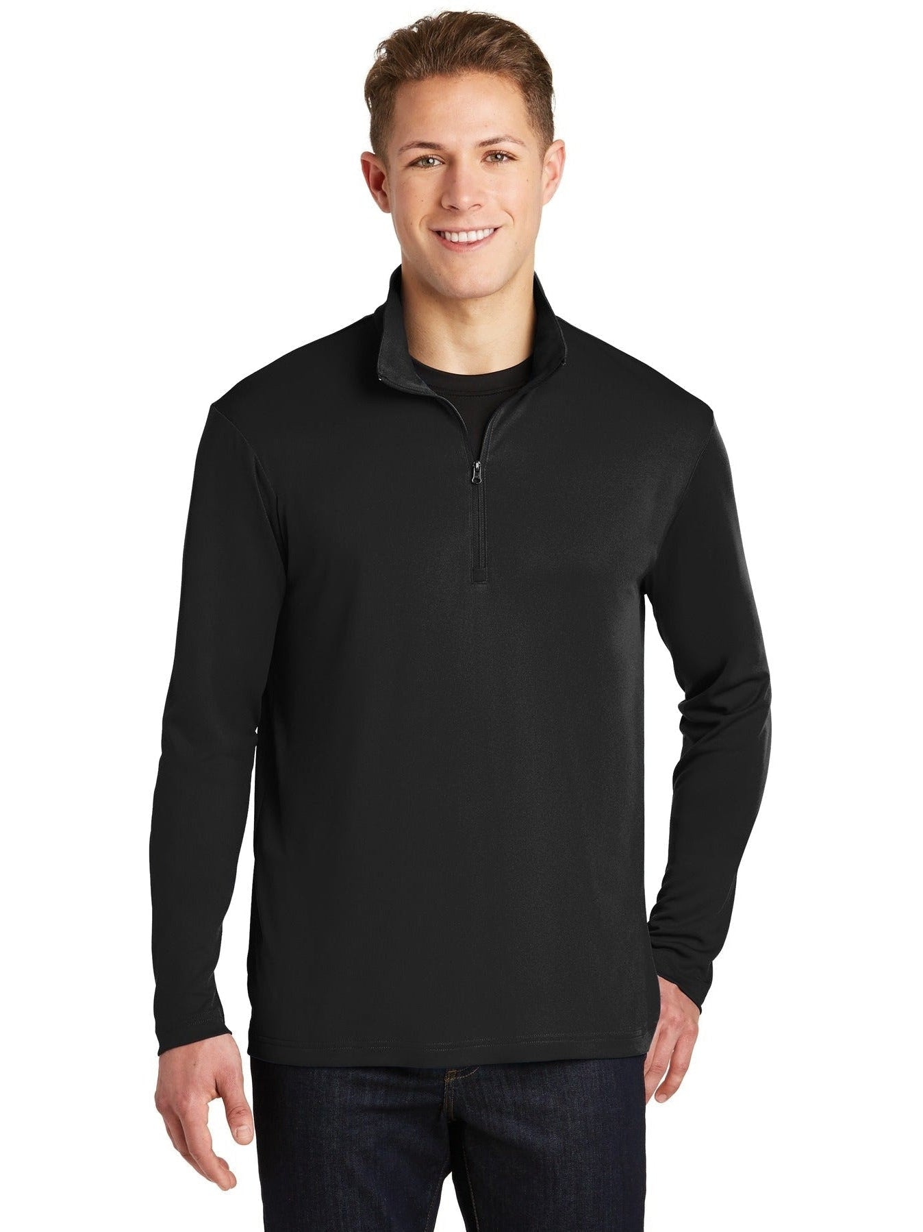 no-logo OUTLET-Sport-Tek PosiCharge Competitor 1/4-Zip Pullover-Regular-Sport-Tek-Thread Logic
