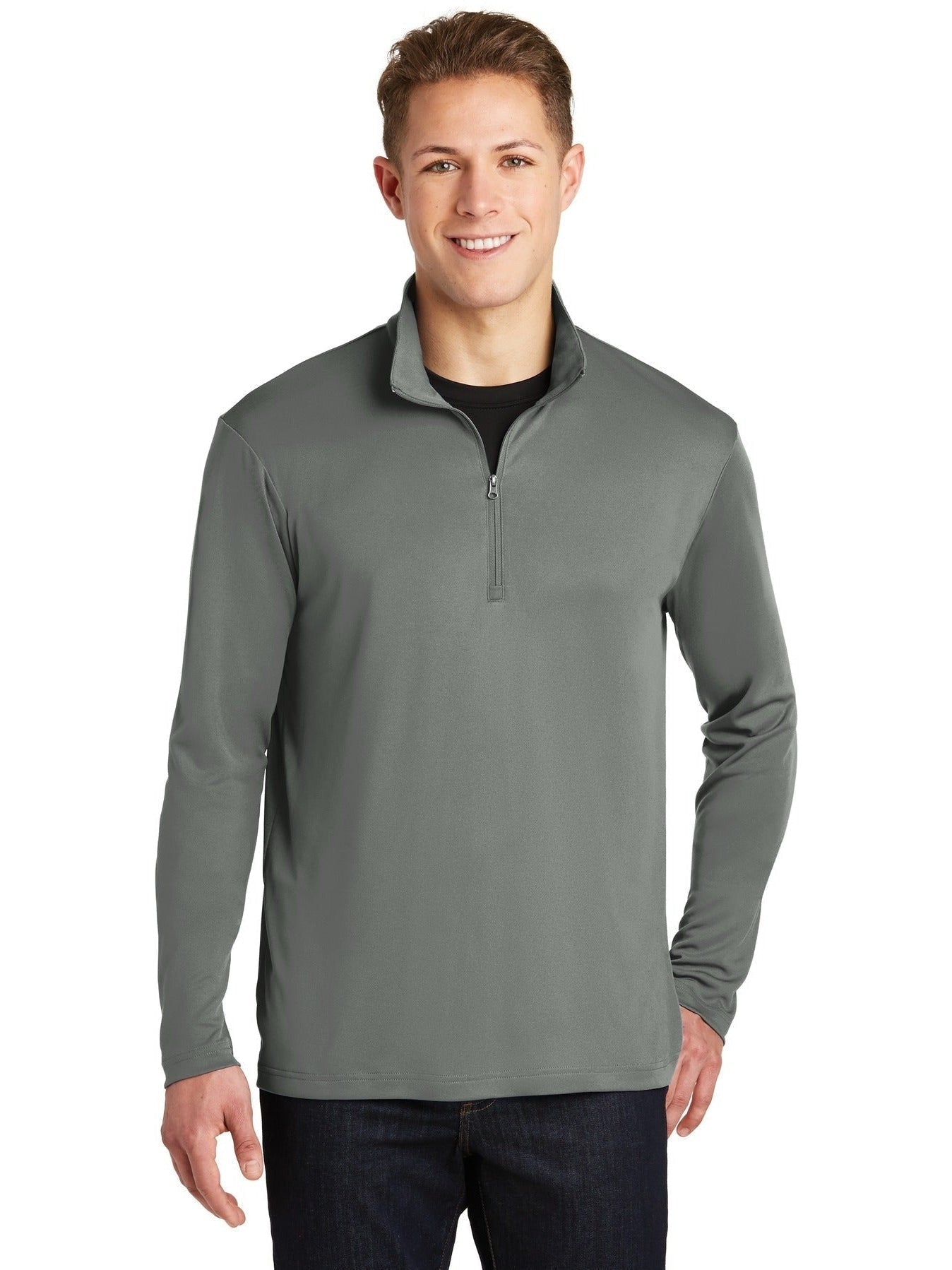 no-logo OUTLET-Sport-Tek PosiCharge Competitor 1/4-Zip Pullover-Regular-Sport-Tek-Thread Logic