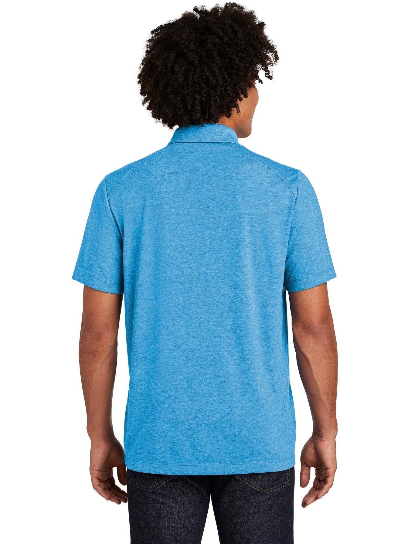 no-logo OUTLET-Sport-Tek PosiCharge Tri-Blend Wicking Polo-Regular-Sport-Tek-Thread Logic