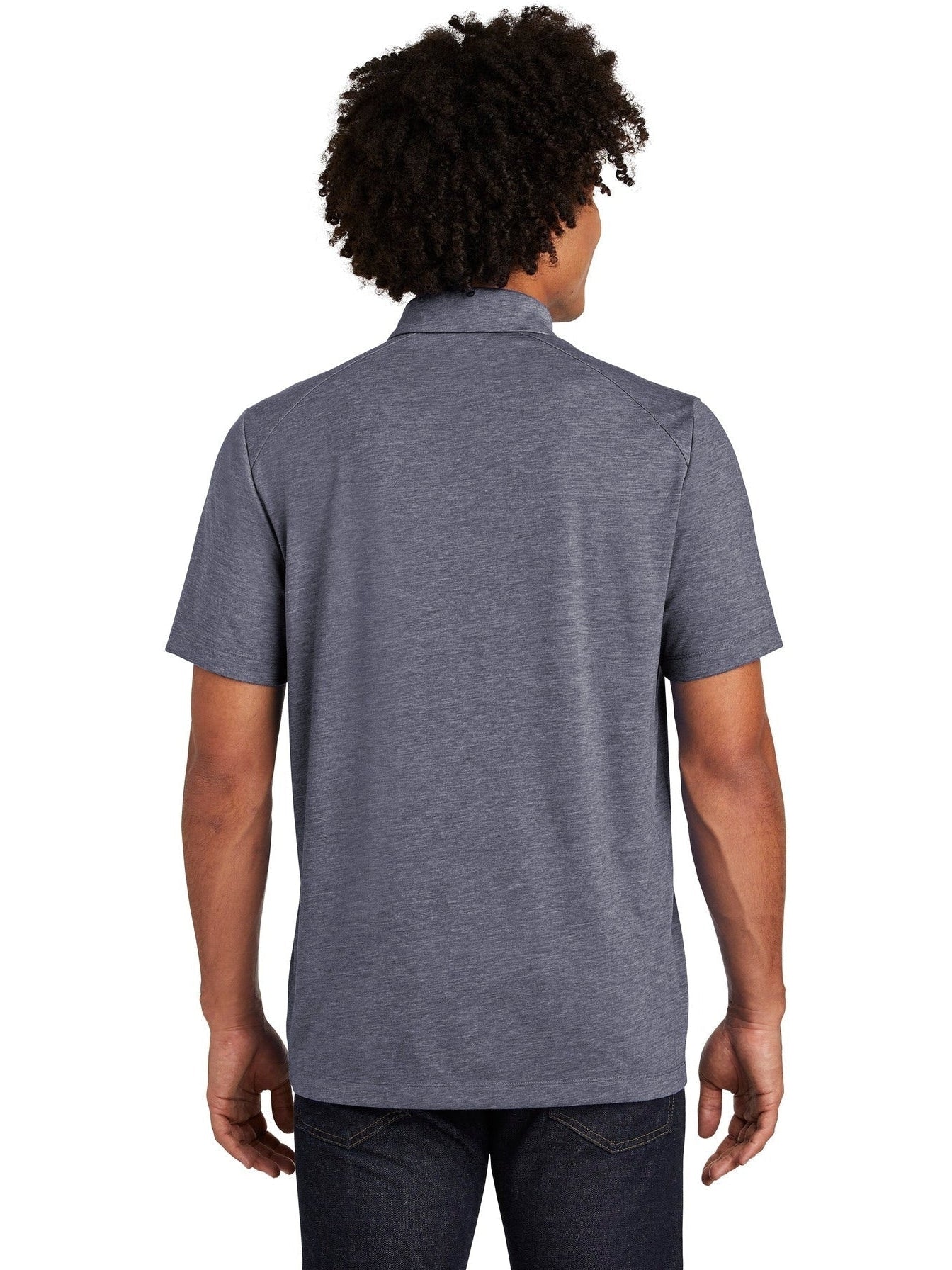 no-logo OUTLET-Sport-Tek PosiCharge Tri-Blend Wicking Polo-Regular-Sport-Tek-Thread Logic