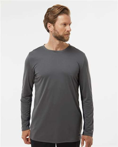 no-logo Oakley Team Issue Hydrolix Long Sleeve T-Shirt-Apparel-Oakley-Thread Logic
