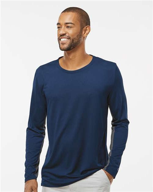no-logo Oakley Team Issue Hydrolix Long Sleeve T-Shirt-Apparel-Oakley-Thread Logic